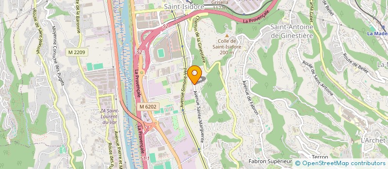 localisation de l'entreprise HERITAGE INVEST  NICE