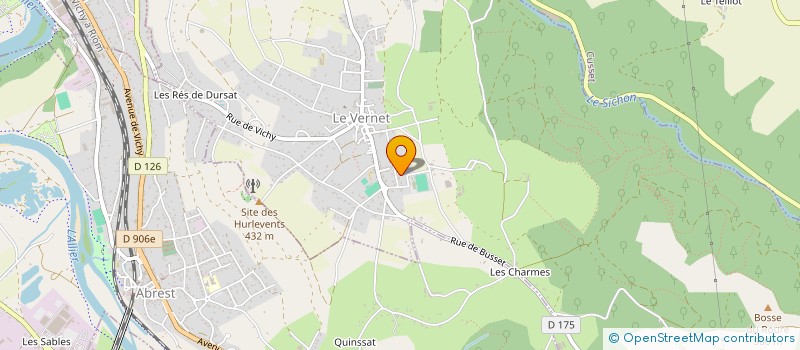 localisation de l'entreprise HERITAGE MEIS à LE VERNET