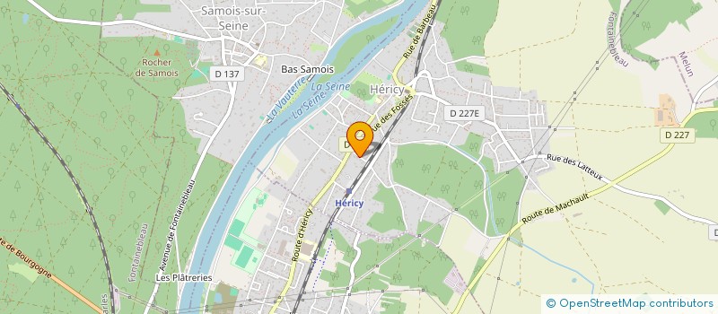 localisation de l'entreprise HERITAGE MOTEUR  HERICY