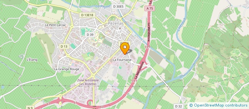 localisation de l'entreprise HERITAGE MOTORS à PEZENAS