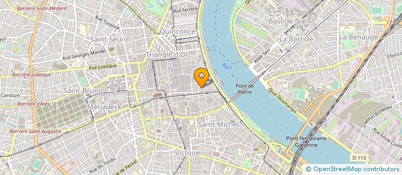 localisation de l'entreprise HERITAGE PROD à BORDEAUX
