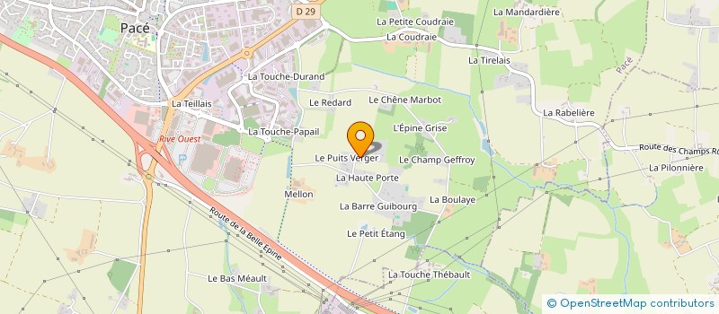localisation de l'entreprise HERITAGE PROPERTIES  PACE