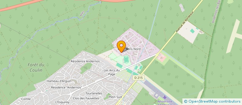 localisation de l'entreprise HERITAGE RACING CLASSIC  ANDERNOS-LES-BAINS