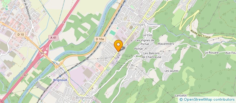 localisation de l'entreprise HERITAGE SOLAIRE  FROGES