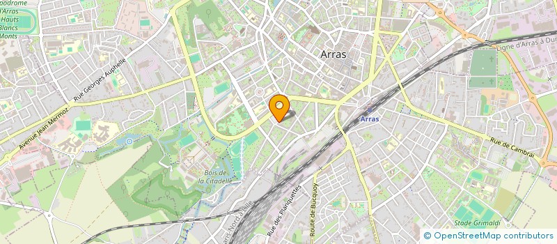 localisation de l'entreprise HERITAJ à ARRAS