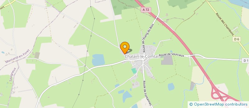 localisation de l'entreprise HERITANCE  CHALAIN-LE-COMTAL