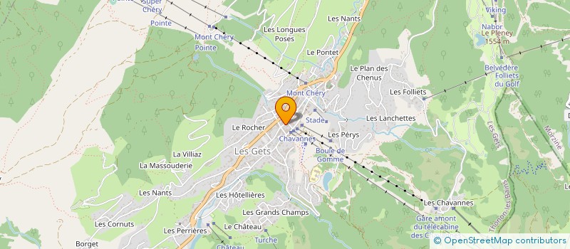 localisation de l'entreprise HERITIER ET COMPAGNIE à LES GETS