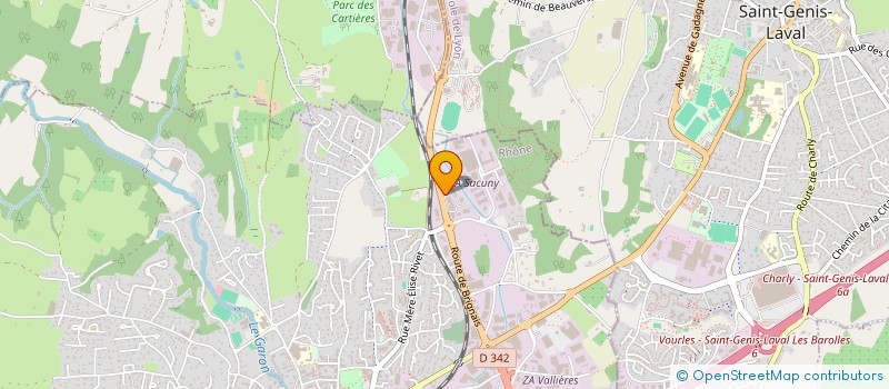 localisation de l'entreprise HERITIER GESTION PRIVEE  BRIGNAIS