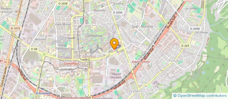 localisation de l'entreprise HERITIER MOBILITE  GRENOBLE