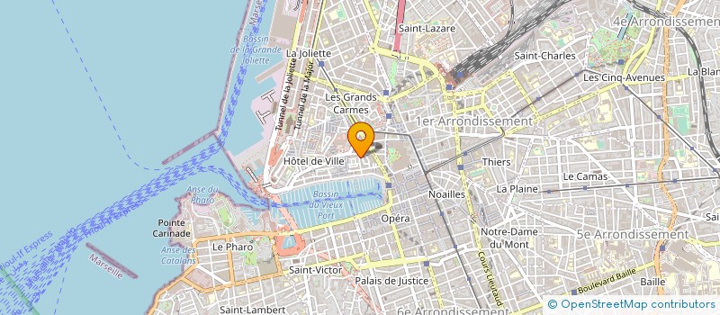localisation de l'entreprise HERITIER SARDOU à MARSEILLE