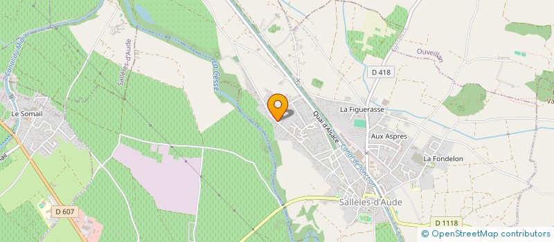 localisation de l'entreprise HERITIERS BERENGER FRANCOIS à SALLELES D'AUDE