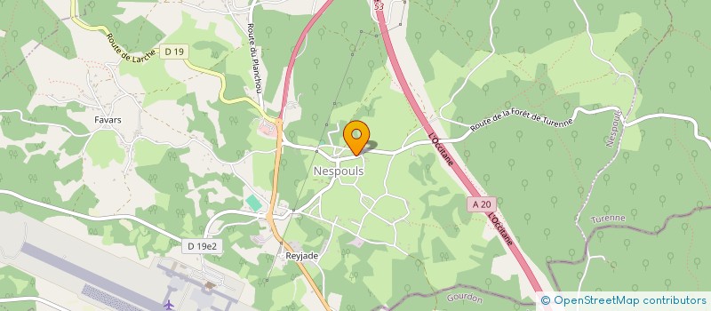 localisation de l'entreprise HERITIERS COUSSIROU GRANGIER à SAINT-PANTALEON-DE-LARCHE