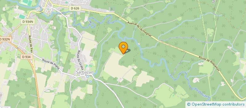 localisation de l'entreprise HERITIERS CUVREAU  SARBAZAN