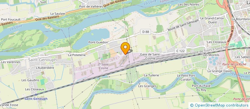 localisation de l'entreprise HERITIERS DE M POLEAU RAYMON  LA RICHE