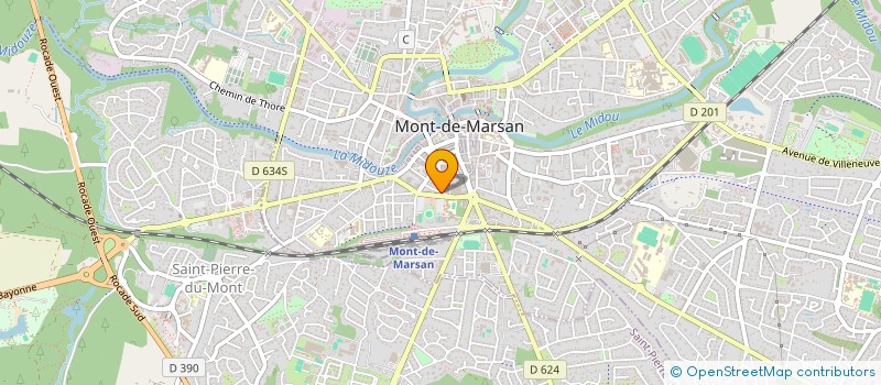 localisation de l'entreprise HERITIERS DE MAURICE LABARDE  MONT-DE-MARSAN