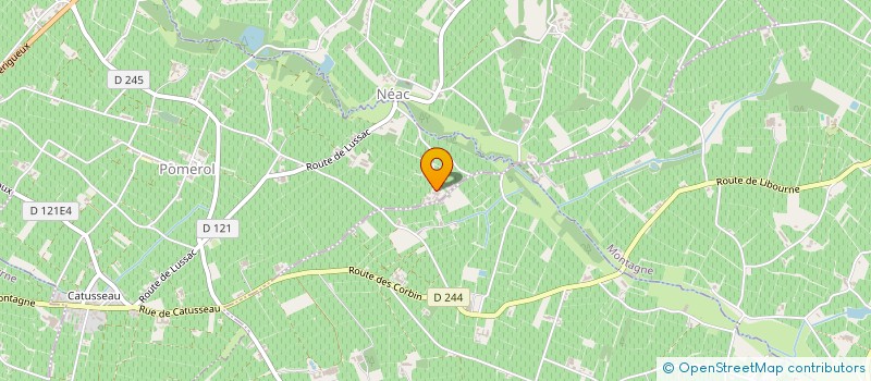 localisation de l'entreprise HERITIERS DELTEIL  POMEROL