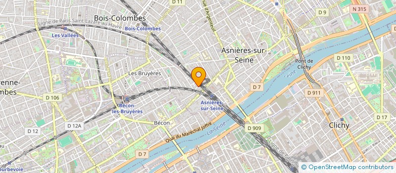localisation de l'entreprise HERITIERS FAMILLE BABOU  ASNIERES-SUR-SEINE
