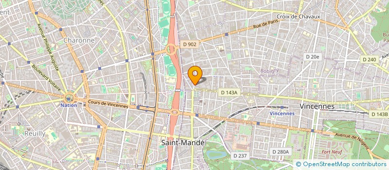 localisation de l'entreprise HERITIERS IKARBOUCHENE CAFE 76 à MONTREUIL
