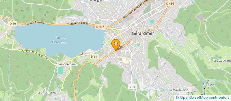 localisation de l'entreprise HERITIERS PIERRE SEYNAVE  GERARDMER