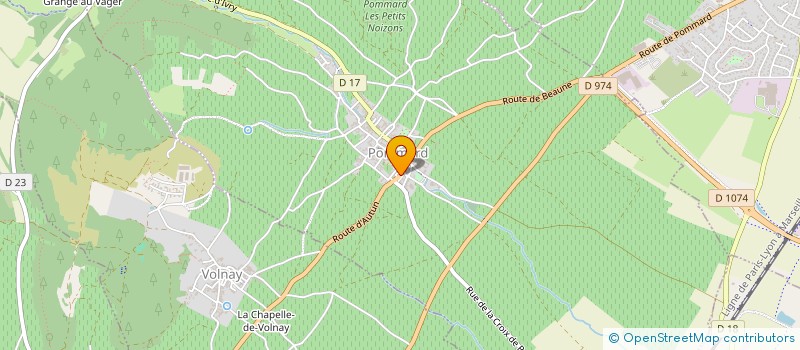 localisation de l'entreprise HERITIERS POTHIER EMONIN  POMMARD