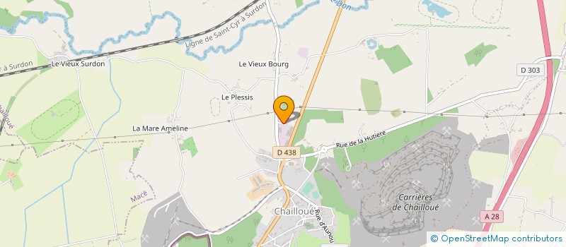 localisation de l'entreprise HERIVEL SARL à CHAILLOUE