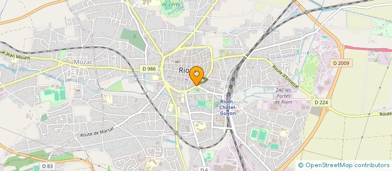 localisation de l'entreprise HERIZLIND  RIOM