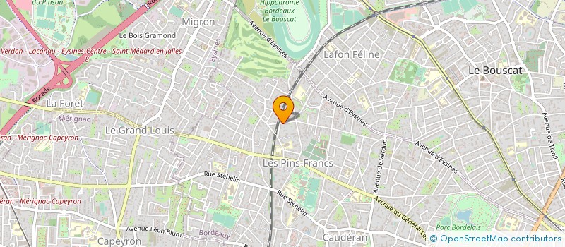 localisation de l'entreprise HERJA à BORDEAUX