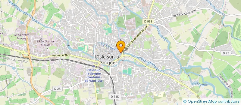 localisation de l'entreprise HERJE  L'ISLE-SUR-LA-SORGUE