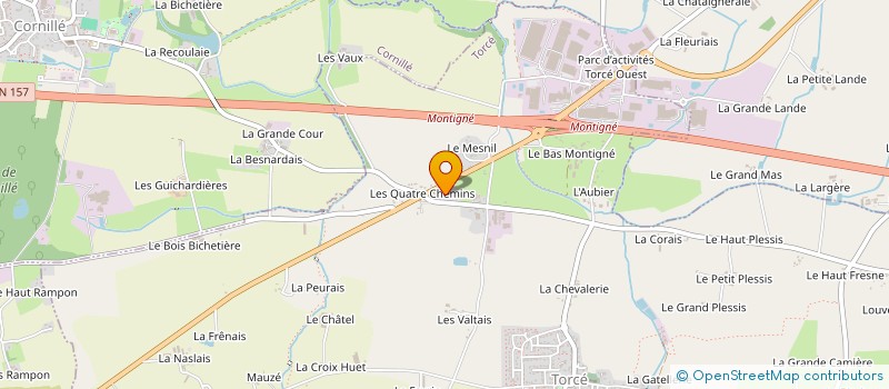 localisation de l'entreprise HERLAUCAL  TORCE