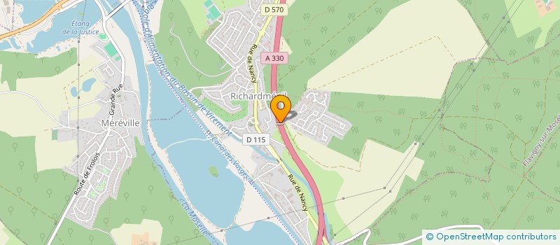 localisation de l'entreprise HERLEA  RICHARDMENIL