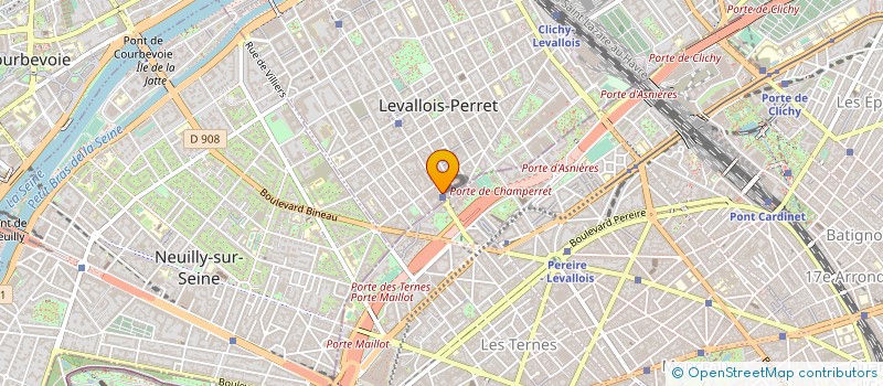 localisation de l'entreprise HERLEA BTP à LEVALLOIS-PERRET