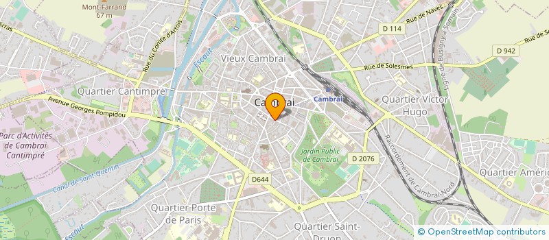 localisation de l'entreprise HERLIN PASCAL à CAMBRAI