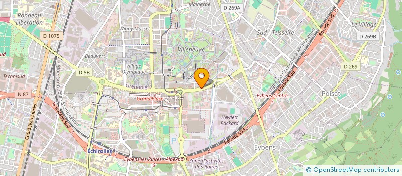 localisation de l'entreprise HERLITZ SA à GRENOBLE