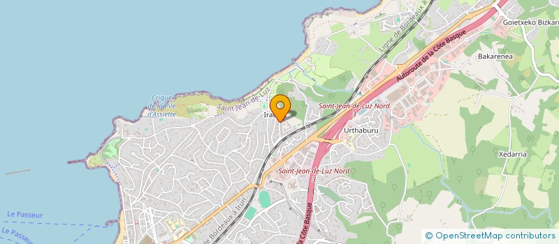 localisation de l'entreprise HERMA  SAINT-JEAN-DE-LUZ