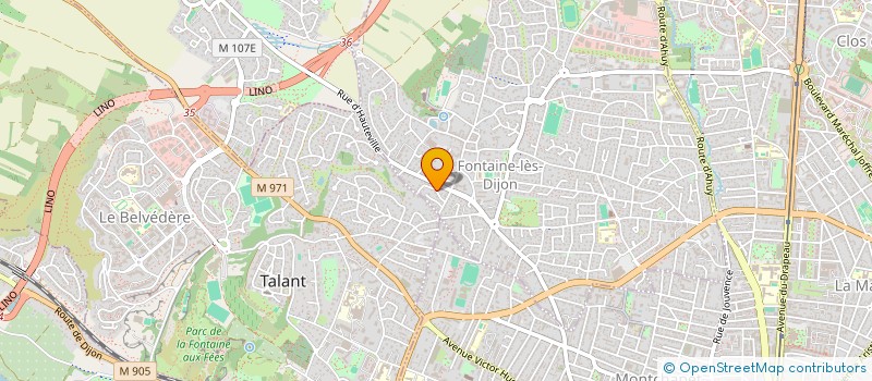 localisation de l'entreprise HERMA  FONTAINE-LES-DIJON