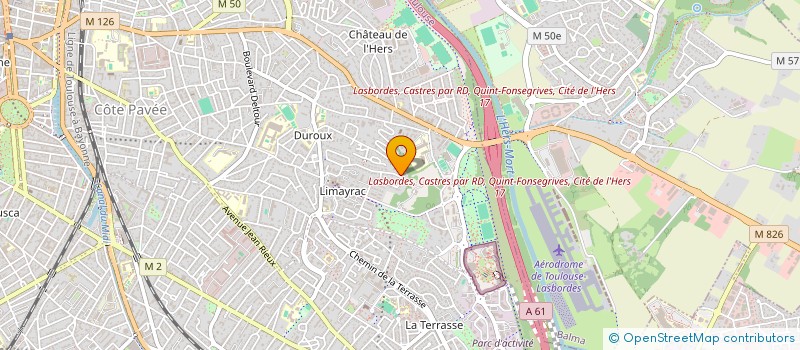 localisation de l'entreprise HERMAG31  TOULOUSE