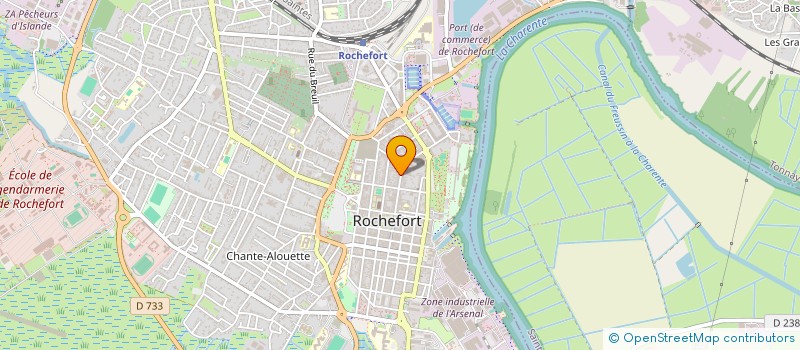 localisation de l'entreprise HERMAL  ROCHEFORT