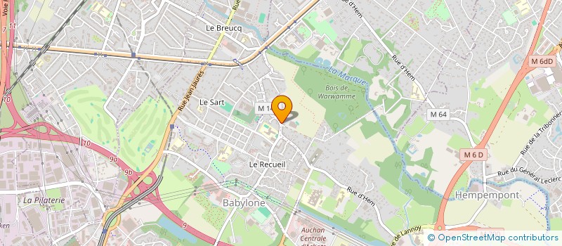 localisation de l'entreprise HERMAN & LEIBOVICI à VILLENEUVE-D'ASCQ