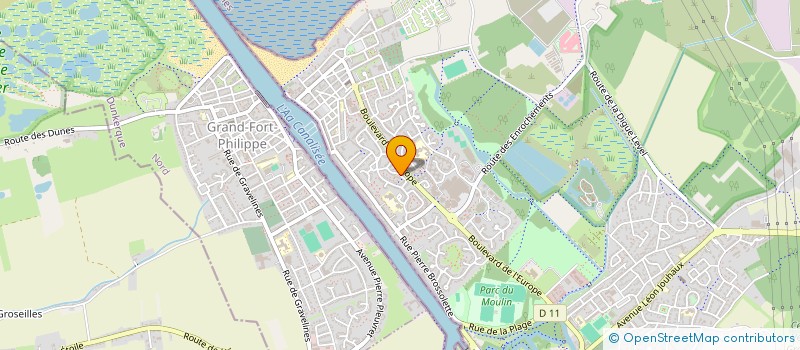 localisation de l'entreprise HERMAN NETTOYAGE à GRAVELINES