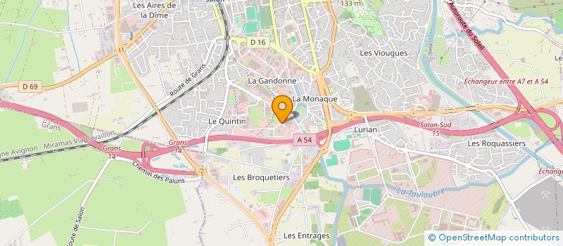 localisation de l'entreprise HERMAN TRANSPORTS EXPRESS à SALON-DE-PROVENCE
