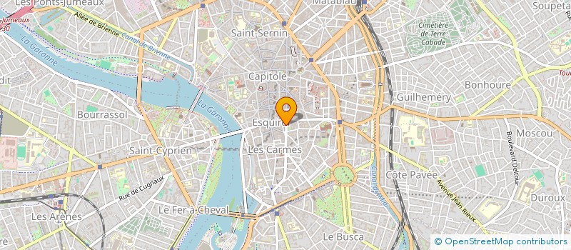 localisation de l'entreprise HERMANITAS  TOULOUSE