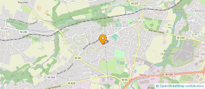 localisation de l'entreprise HERMANN  PIBRAC