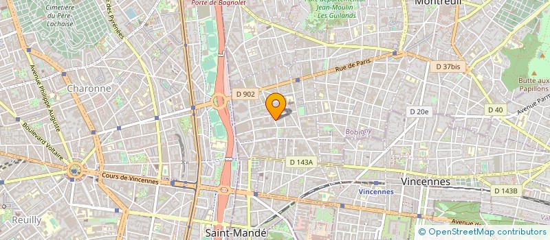 localisation de l'entreprise HERMANN DESIRE SECURITE à MONTREUIL