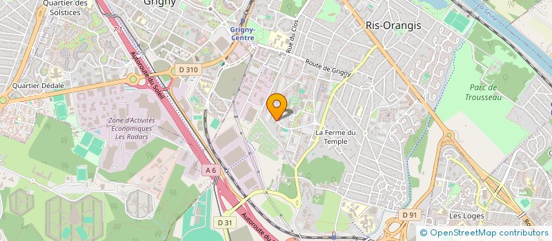 localisation de l'entreprise HERMANO TRANSPORTS à RIS-ORANGIS