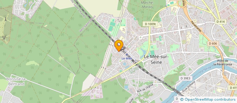 localisation de l'entreprise HERMANOS  LE MEE-SUR-SEINE