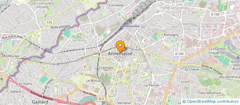 localisation de l'entreprise HERMANOS à ANNEMASSE