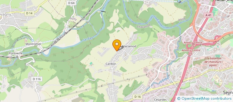 localisation de l'entreprise HERMANOS  CHAVANOD