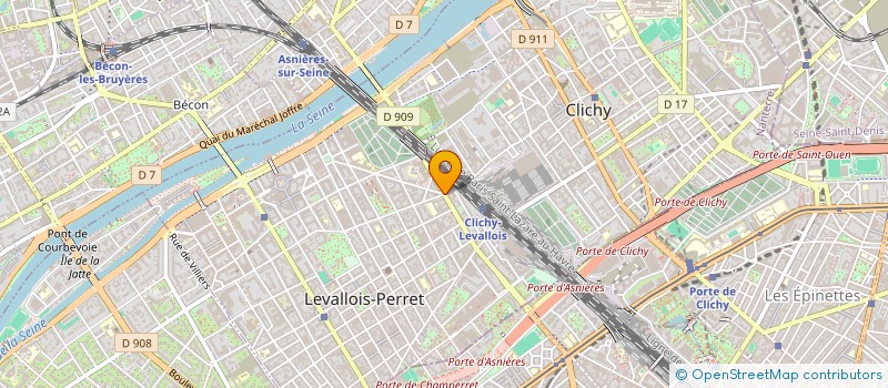 localisation de l'entreprise HERMANOS à LEVALLOIS-PERRET