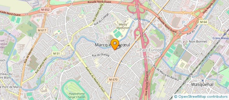 localisation de l'entreprise HERMANUS à MARCQ-EN-BARŒUL