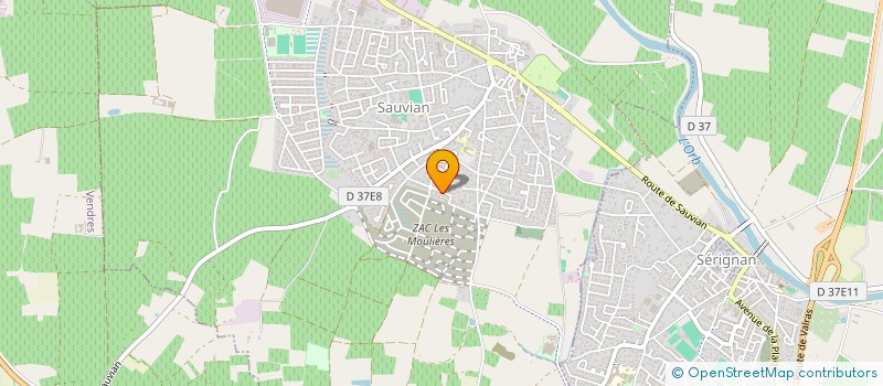 localisation de l'entreprise HERMANUS  SAUVIAN